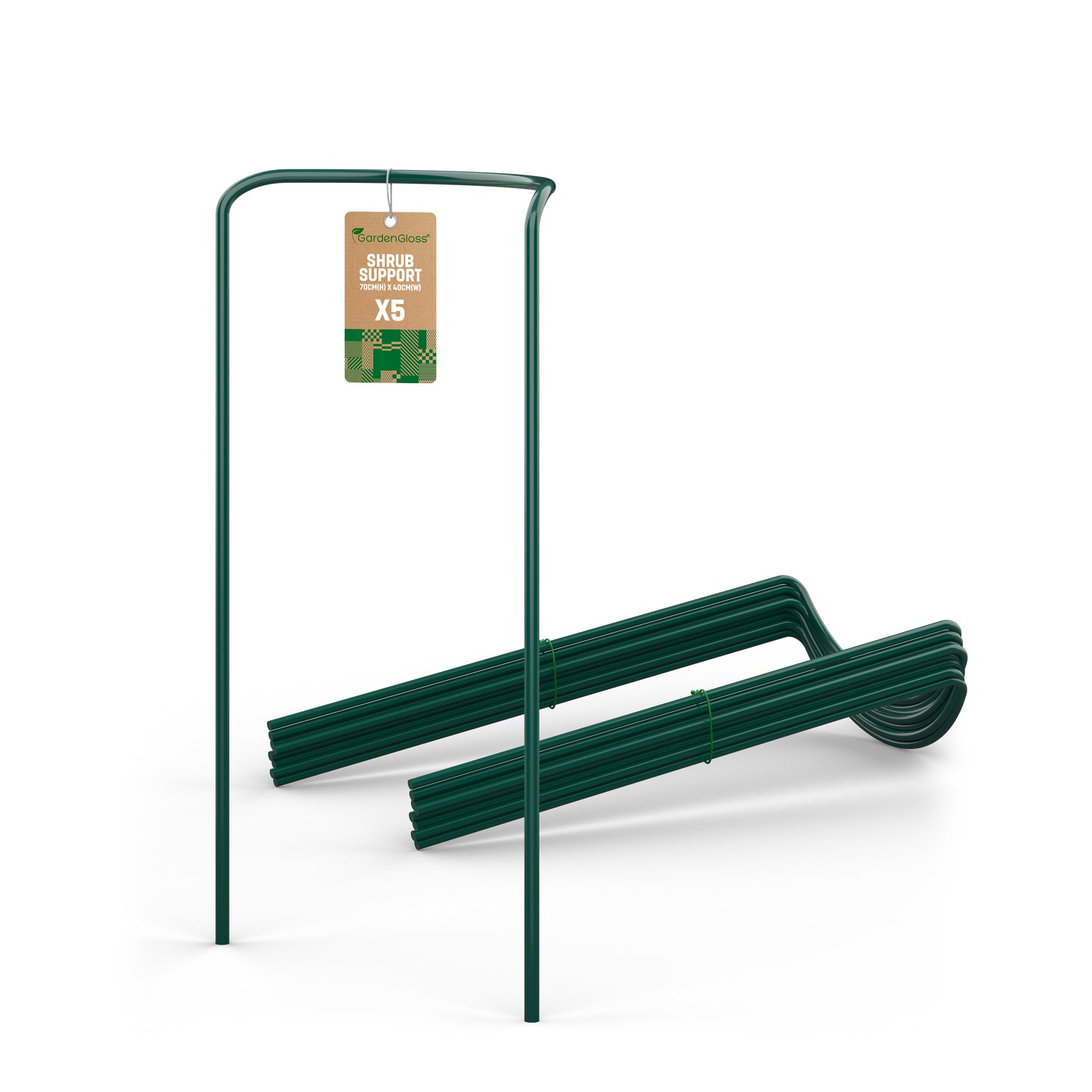 STRAUCHSTÜTZEN HALBRUND